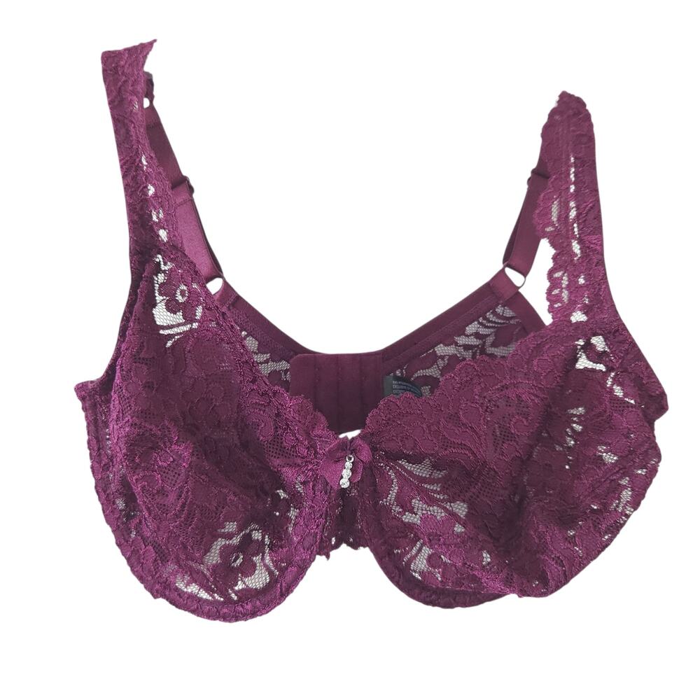 Smart & Sexy Lace Bra 34DD Underwire Bra Excellent Condition Lacey